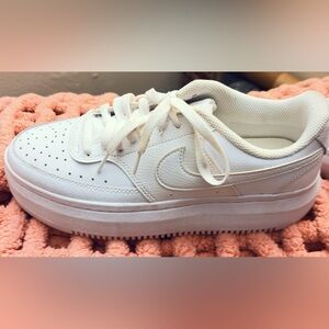 Nike White Leather Sneakers